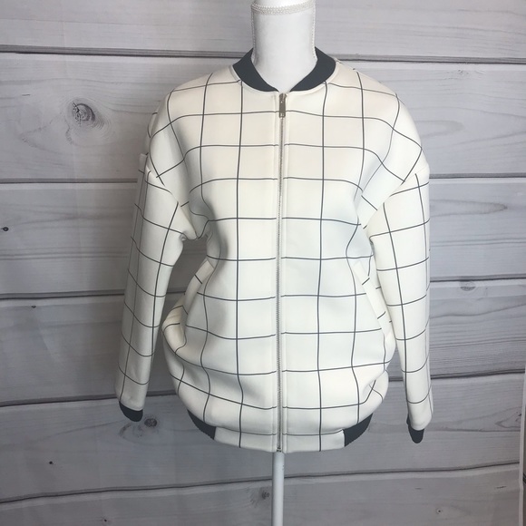 Urban Renewal Grid Bomber Jacket - Picture 5 of 6